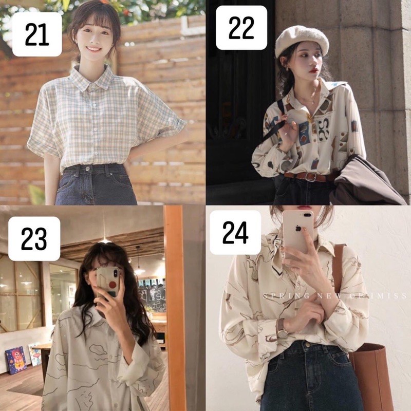 ÁO SƠ MI HOẠ TIẾT