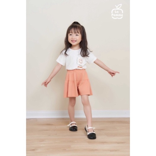 Bộ cộc tay La Pomme túi bèo bé gái kích cỡ từ 6M-5Y
