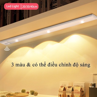 Đèn LED CHUANGYANG cảm biến chuyển động 3 màu sắc điều chỉnh độ sáng được 20cm/ 30cm/ 40cm