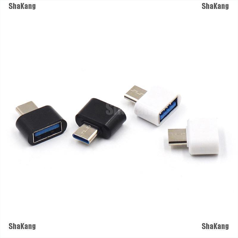 Set 2 Đầu Chuyển Đổi Dữ Liệu Usb Type C Sang Usb 2.0 Đầu Cái Cho Máy Tính