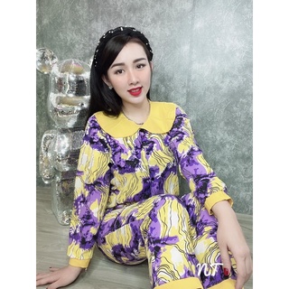Set lụa mago tay dài siêu sang
