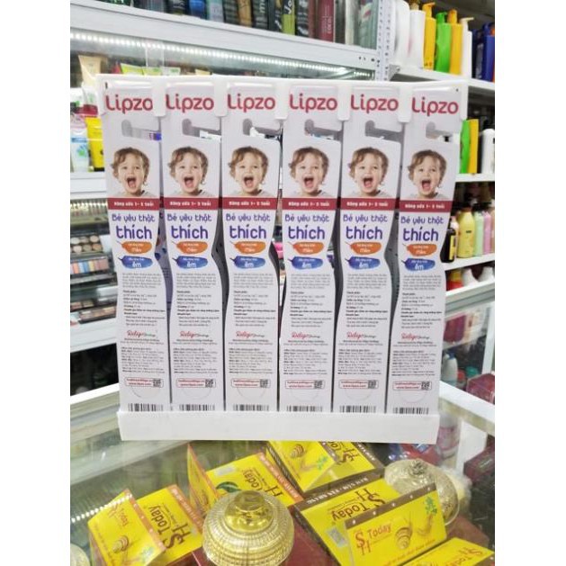 Bàn chải đánh răng cho bé Lipzo Crystal Kids