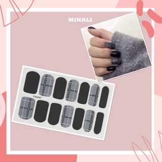 Miếng dán trang trí móng tay họa tiết 3D xinh xắn chống thấm nước