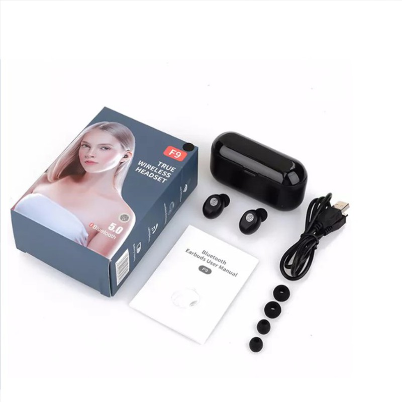 Tai nghe true wireless AMOI F9 | bản QUỐC TẾ | nút cảm ứng | Bluetooth 5.0 | Pin 280 giờ | sạc dự phòng 2020