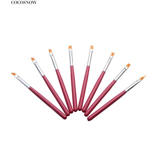 Bộ 8 cây cọ vẽ móng nghệ thuật