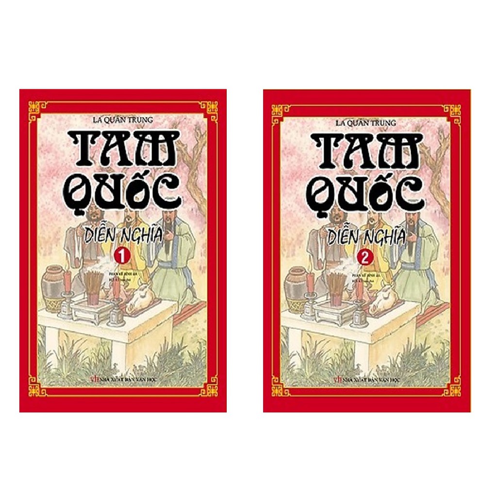 Sách Tam quốc diễn nghĩa ( Trọn bộ 2 tập ) + Tặng bookmark