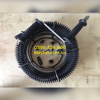 Dây lò xo thông tắc cống phi 16 dùng tay quay