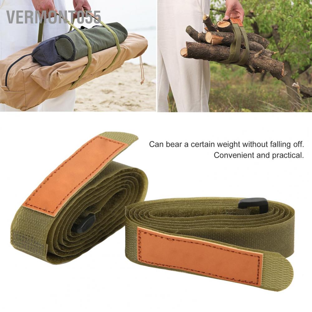 Vermont055 4 Pcs Outdoor Straps Good Adhesion Soft Adjustable Band Cable Ties Reusable for Item Storage