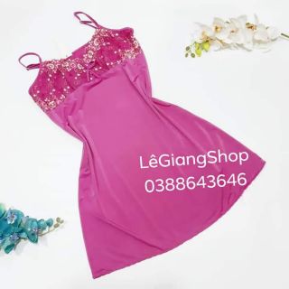 Đầm Ngủ Thun Lanh 2 Dây Sexy