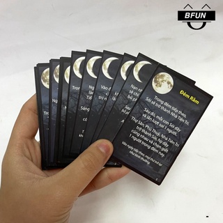 Bộ bài ma sói việt hóa 90 lá - bài ma sói character tiếng việt, đẹp, boardgame - đồ chơi trẻ em bfun