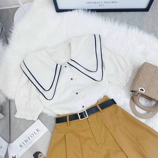 SÉT ÁO SƠ MI CỔ PETER KÈM SHORT