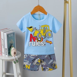 bộ cotton xuất hàn hè bé trai/gái