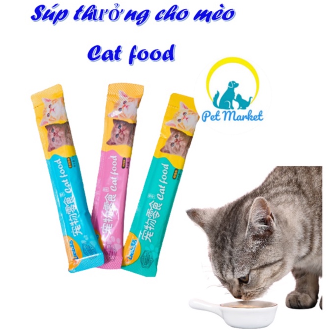 SÚP THƯỞNG DINH DƯỠNG CAT FOOD (Liebao) CHO MÈO 15g