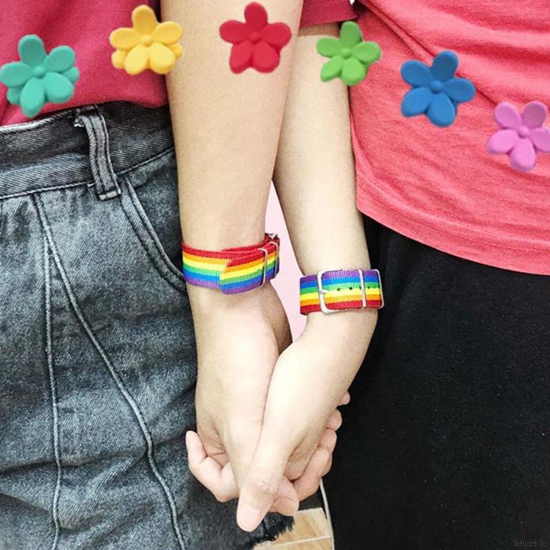 Vòng Tay Màu Cầu Vồng Phong Cách Hàn Quốc Cho Cặp Đôi