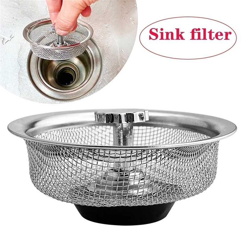 1 Lưới Lọc Rác Bồn Rửa Chén Bằng Thép Không Gỉ
