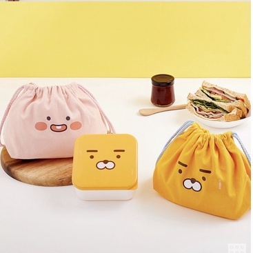 Hộp đựng cơm hình Kakao Hàn Quốc (Apeach và Ryan)
