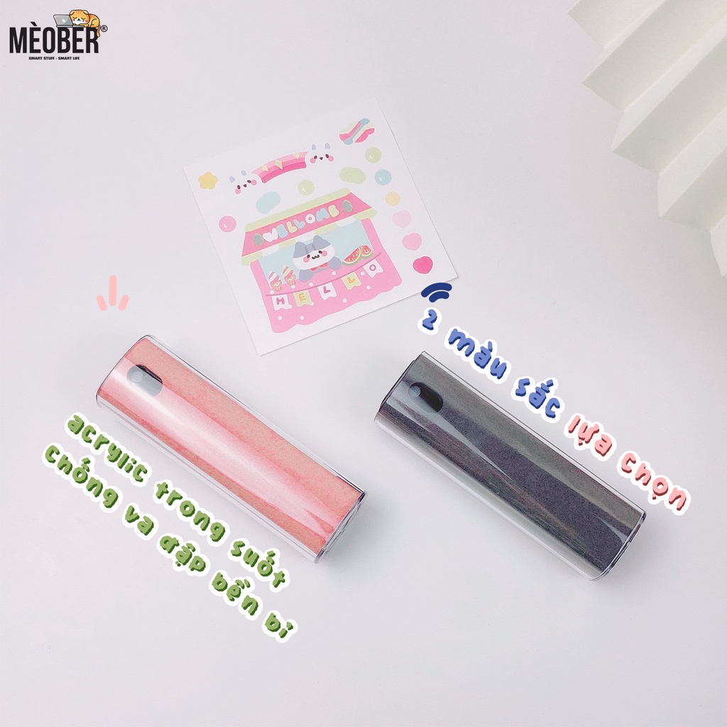 Bộ dung dịch vệ sinh màn hình điện thoại, laptop, tablet siêu nhỏ gọn 3in1 - siêu sạch, kháng khuẩn, hạn chế bám vân tay