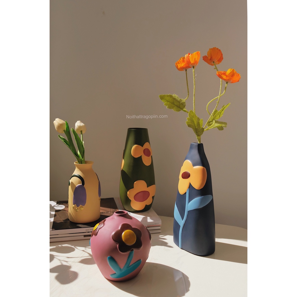 Bình gốm Morandi