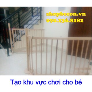 Cũi quây đa năng an toàn cho trẻ 3d 6 cánh