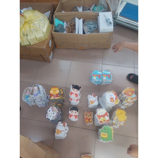 Combo 10 bao lì xì hoạt hình chibi ngẫu nhiên, bao lì xì 2023