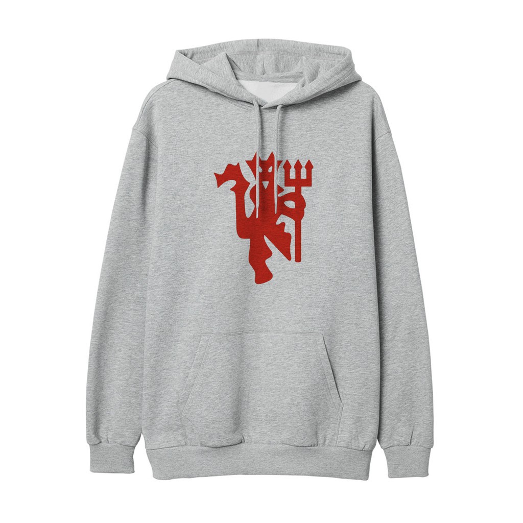 Áo nỉ hoodie nam nữ quỷ đỏ Manchester United chất nỉ bông dày ấm form rộng thoải mái