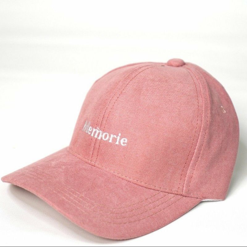 MŨ LƯỠI TRAI THÊU MEMORIE CHẤT NHUNG MỀM MỊN, NÓN KẾT UNISEX CÁ TÍNH THỜI TRANG