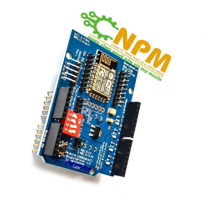 Arduino ESP8266 Wifi Shield (cắm lên arduino uno r3)