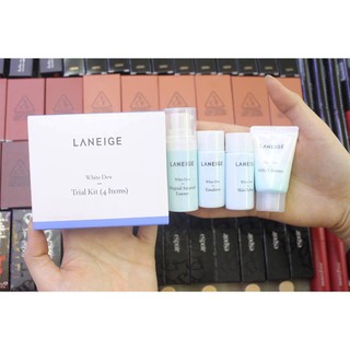 Bộ Dưỡng Trắng Da Mini Laneige White Dew Trial Kit hàng chuẩn
