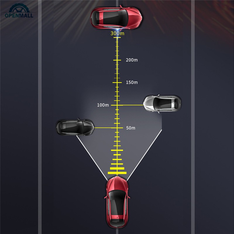 Bộ 4 hình dán phản quang gắn tay mở cửa xe hơi