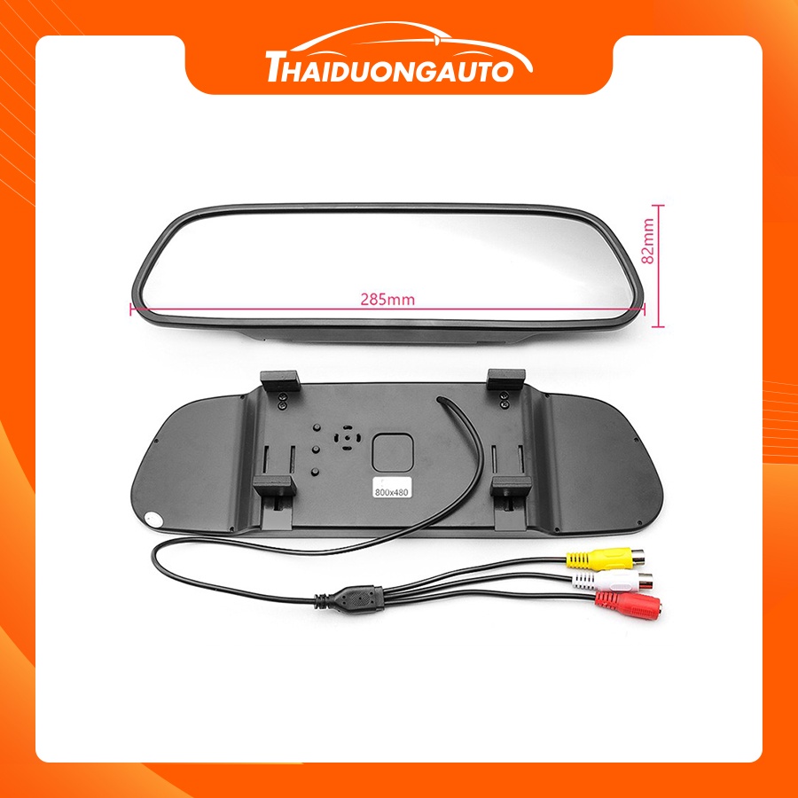 Bộ Màn Hình Gương 4.3" BSJ-430 Và Camera Lùi 4 Led Siêu Nét Cho Ô Tô HL1110