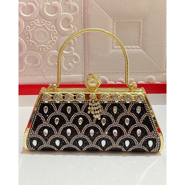 Túi Đầm Đeo Tay Có Gắn Hoạ Tiết Cao Cấp