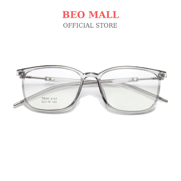Gọng kính cận nam cao cấp BEOMALL thiết kế tinh tế với kiểu dáng vuông tròn sành điệu và đẳng cấp 8157