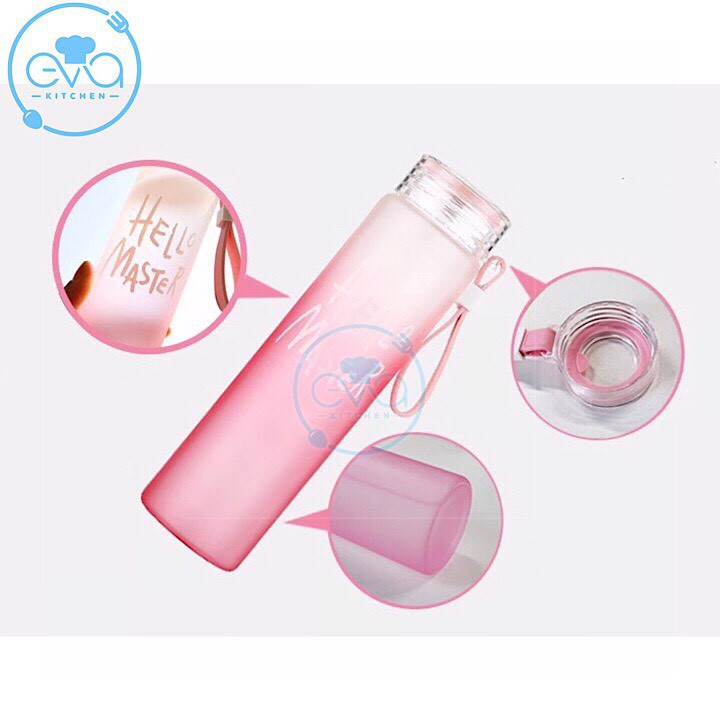 Bình Nước Thủy Tinh Hello Master 480ML