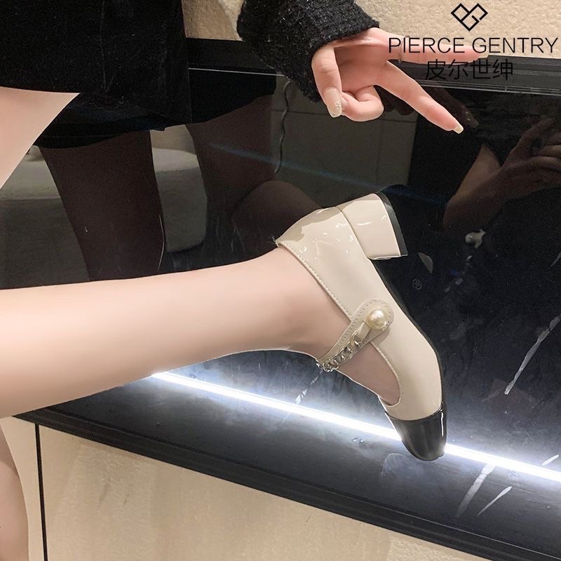 Giày tiểu thư quai dán xích gót 3cm- oder 💕