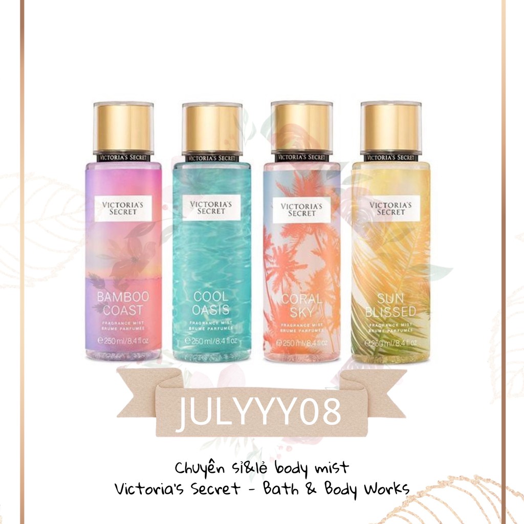 Xịt Thơm Body Victoria’s Secret Fresh Escape 250ml +jɥȽÿ08+