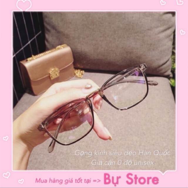 GỌNG MẮT KÍNH UNISEX GỌNG DẺO VUÔNG MẢNH HÀN QUỐC - SHOP BỰ GIÁ SỈ - MS210