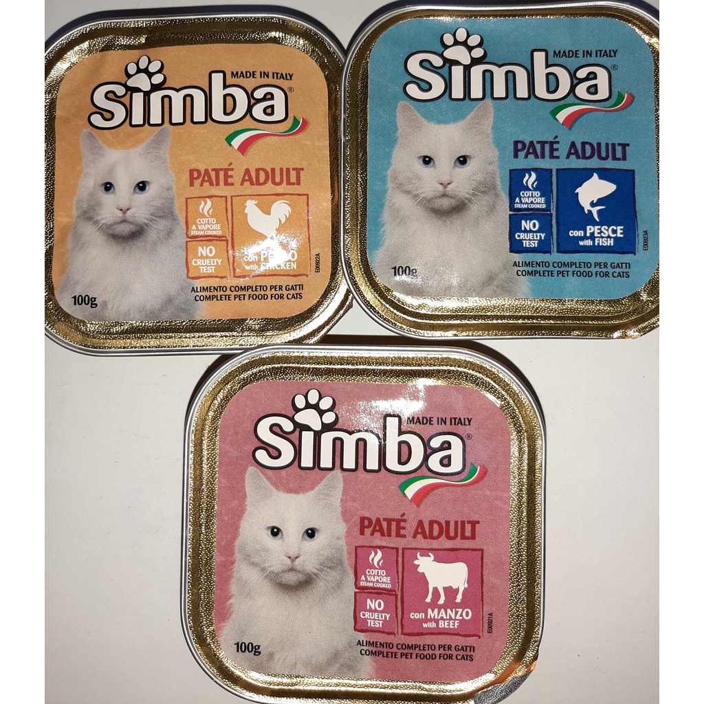 Pate Simba cho mèo vị Gà xuất xứ Italy 100 gr