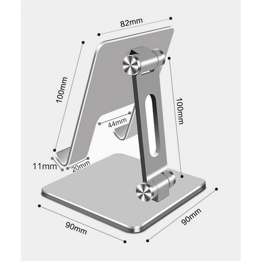 Giá đỡ kệ nhôm để Ipad, máy tính bảng, điện thoại - Hợp kim cao cấp, chắc chắn, chất lượng hoàn thiện toàn mỹ (AG03)