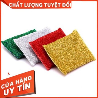 Miếng rửa chén kim tuyến tạo bọt