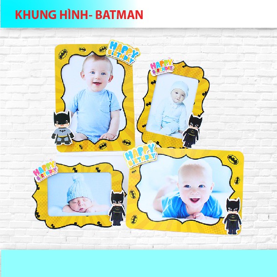 KHUNG HÌNH GIẤY CHỦ ĐỀ BÉ TRAI - SET 4 KHUNG