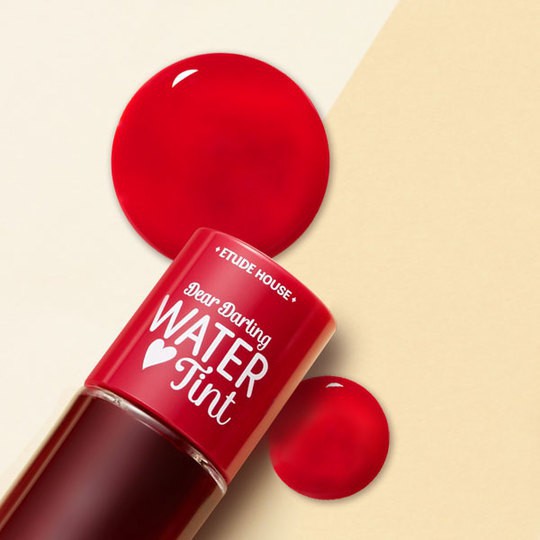 Son Tint ETUDE 9g Màu Sắc Ngọt Ngào Phong Cách Trẻ Trung Dear Darling Water Tint - son tint màu dâu tây, son tint màu cherry, son tint màu cam