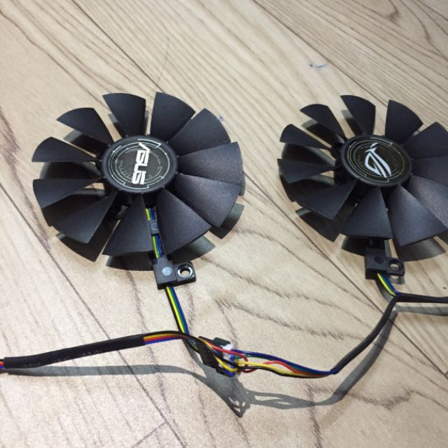 Một cái Asus Strix 3 fan cho Rx480 Rx580 Gtx 1060 1070 1080 1080ti