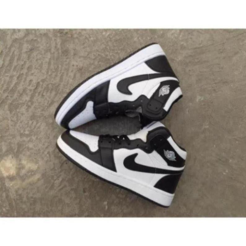 [Tặng Box/bill] Giày thể thao J0RDAN Đen trắng cao cổ | BigBuy360 - bigbuy360.vn