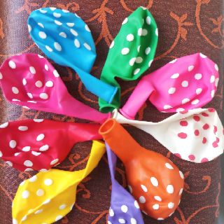 100 vỏ bóng chấm bi đủ màu