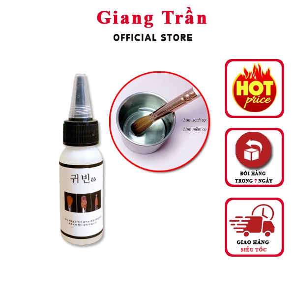 Nước rửa cọ hàn chống khô làm mềm cọ