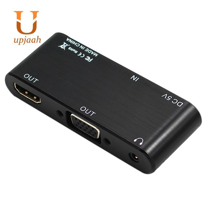 HDMI to HDMI+VGA Converter with Audio Separation 2 in 1 Converter