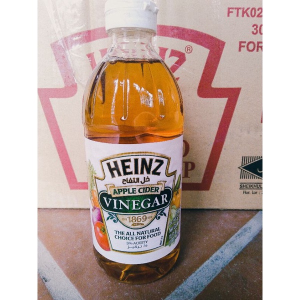 [Free ship] Giấm Táo HEINZ 473ml chai thuỷ tinh