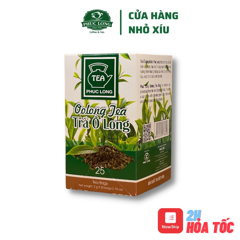 Trà Ô Long Túi Lọc Phúc Long 2g x 25 gói | BigBuy360 - bigbuy360.vn