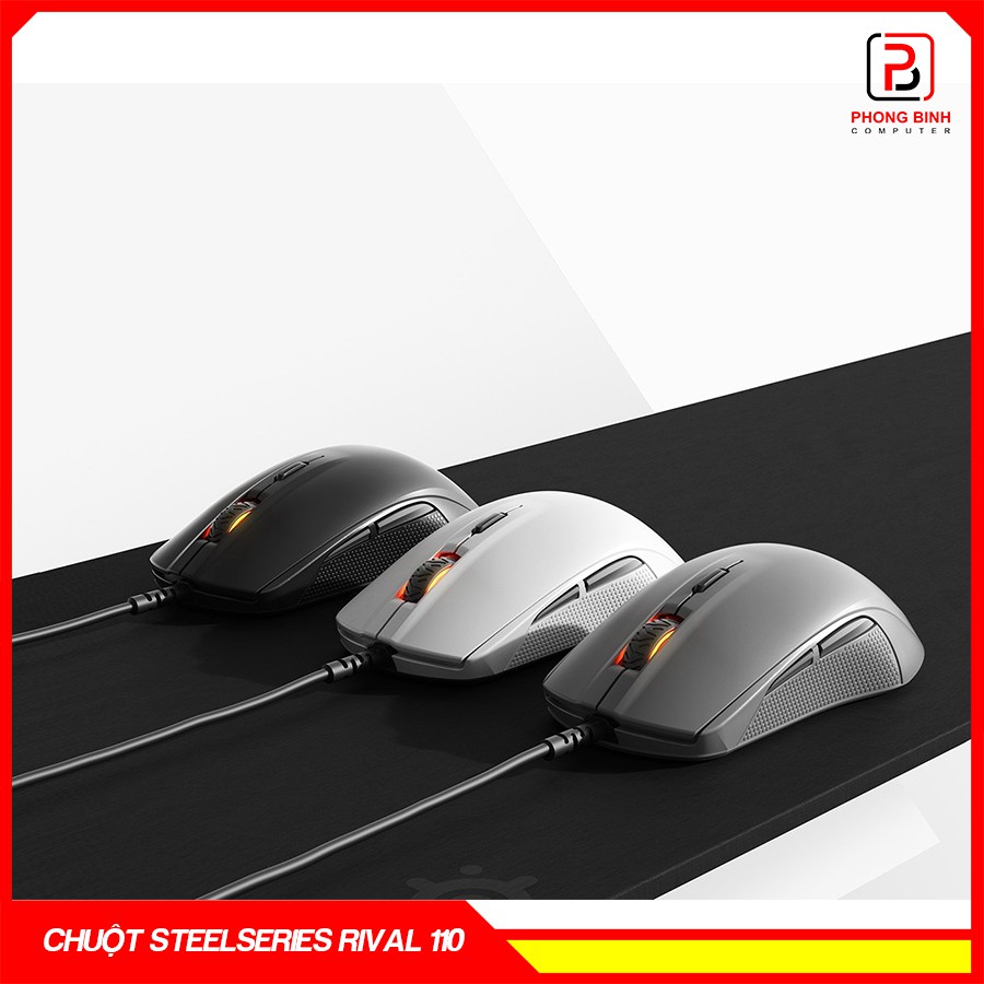 Chuột Gaming Steelseries Rival 110 (Grey) - Chính hãng