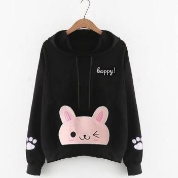 Áo Hoodie Nữ 6.6 Bess - Women 's Happy Cat